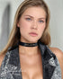 SiaLinda: YOU Lackleder Halsband schwarz, individuelle Gravur, personalisiert, ohne O - Ring - SiaLinda.com